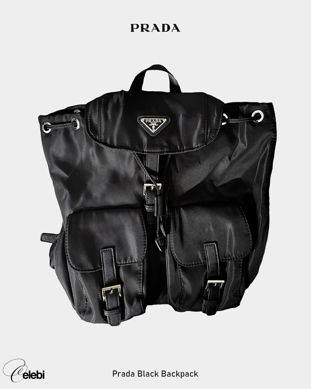 Prada Black Backpack