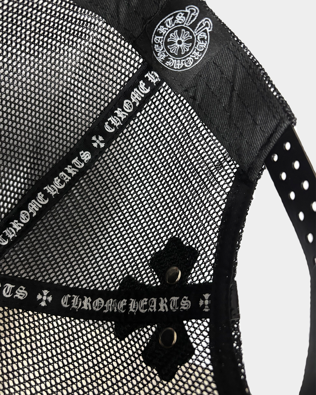 Chrome Hearts Leather Cross Cap