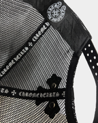 Chrome Hearts Leather Cross Cap