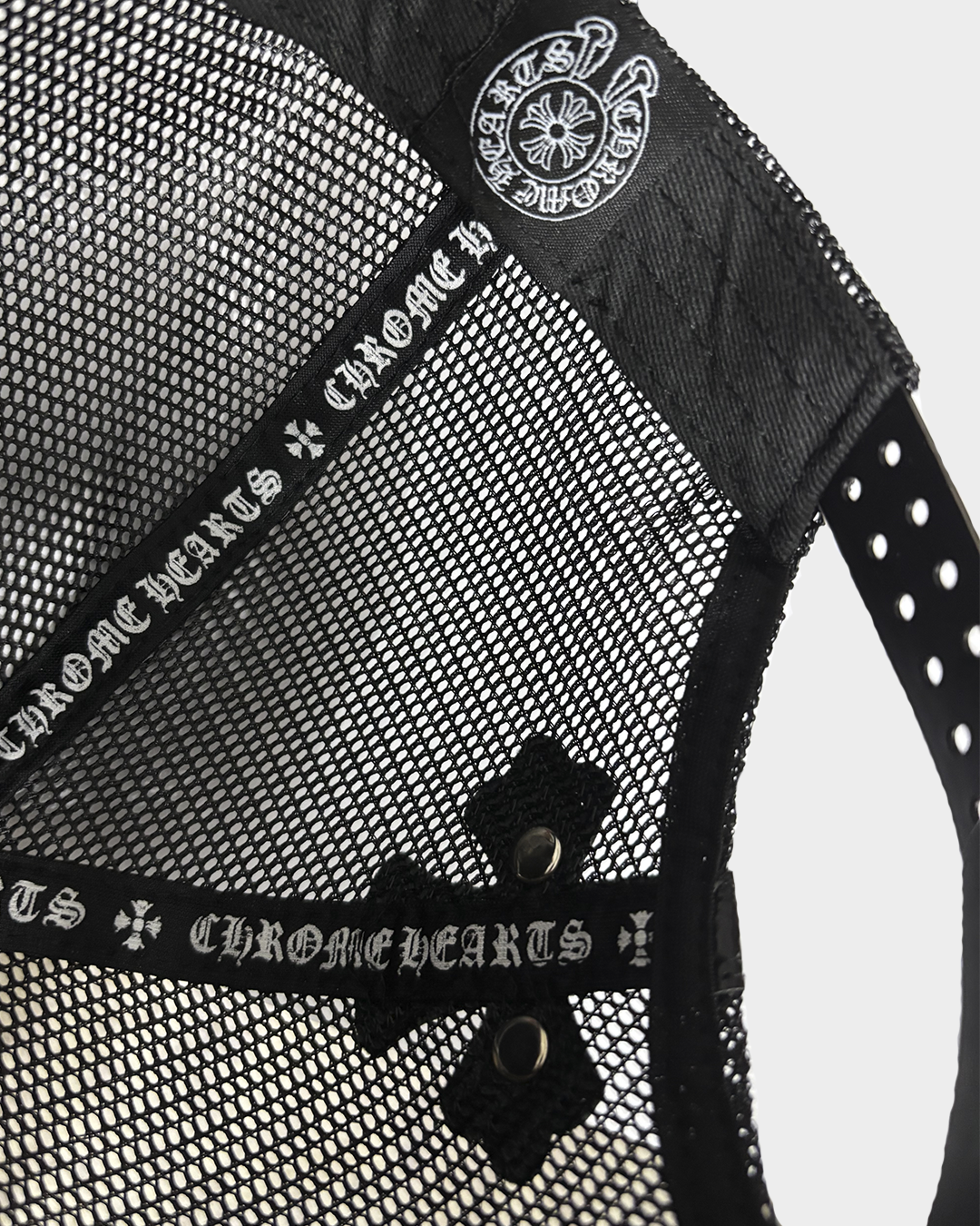 Chrome Hearts Leather Cross Cap