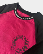 Chrome Hearts Pink and Black Long Sleeve