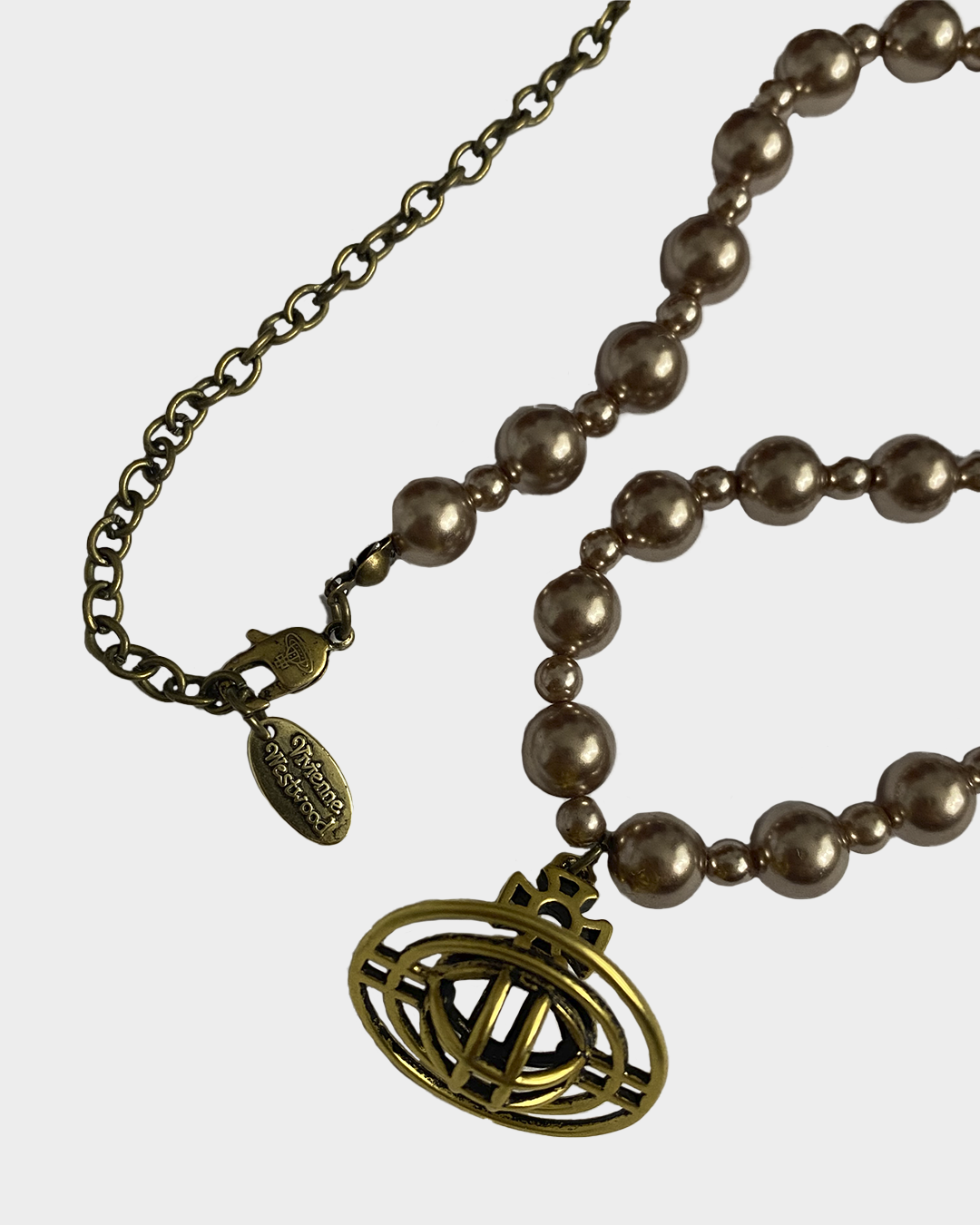 Vivienne Westwood Coffee Pearl Necklace