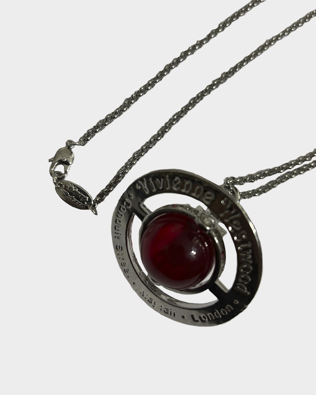 Vivienne Westwood Big Red Orb Necklace