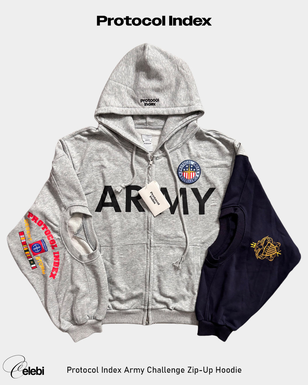 Protocol Index Army Challenge Zip-Up Hoodie