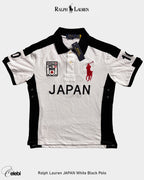 Ralph Lauren JAPAN White Black Polo