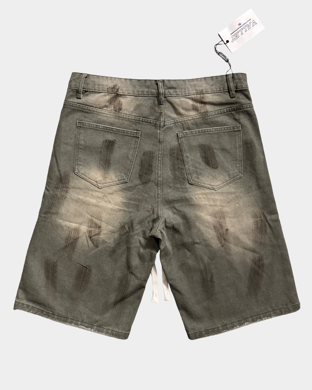 Vale Forever Valley Olive Rhinestone Jorts