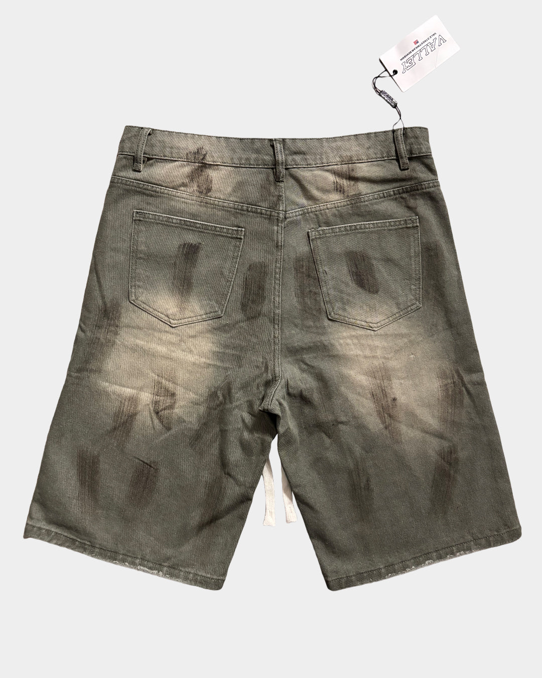Vale Forever Valley Olive Rhinestone Jorts