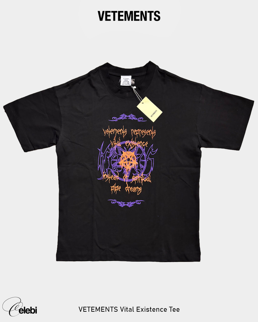 VETEMENTS Vital Existence Tee
