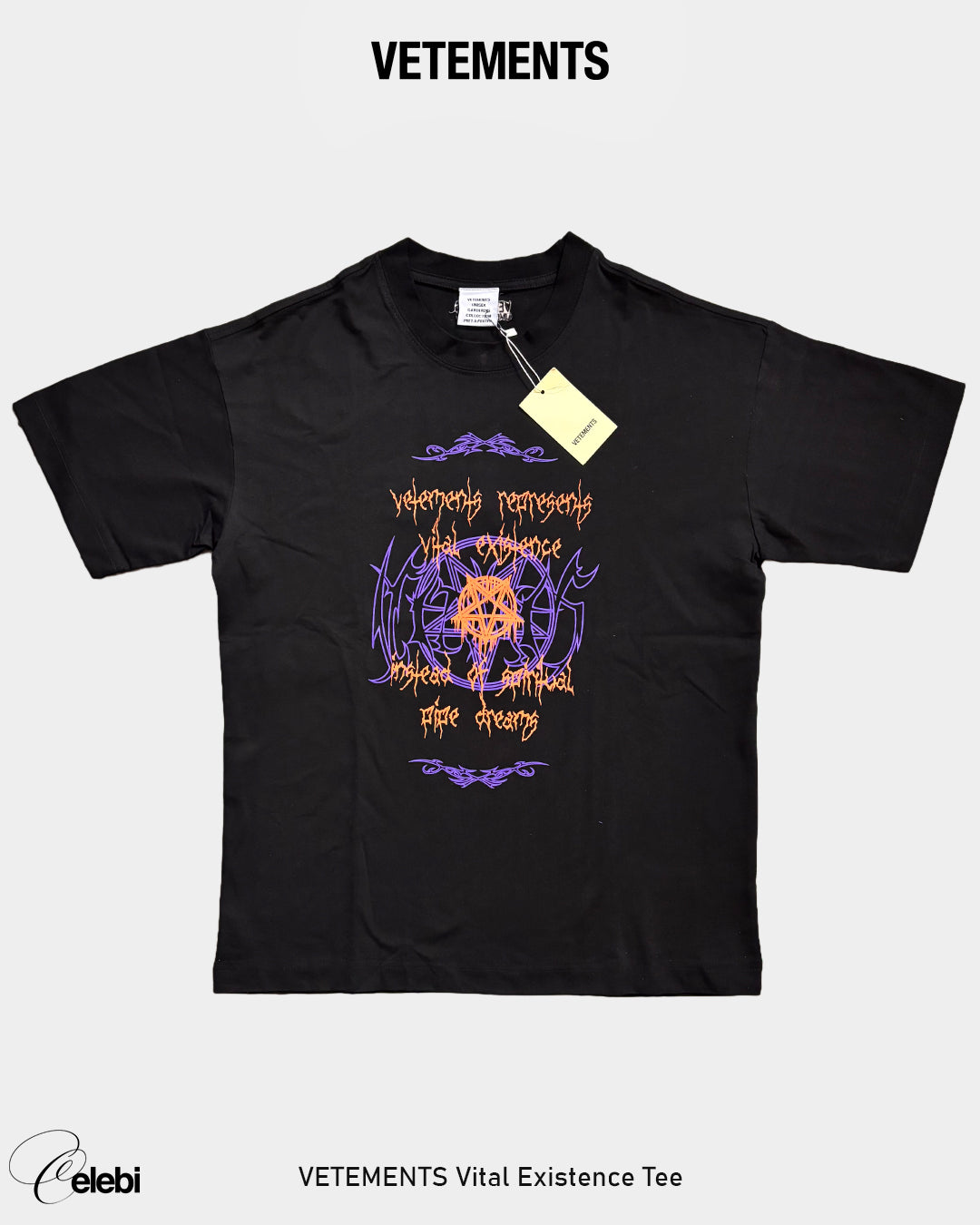 VETEMENTS Vital Existence Tee