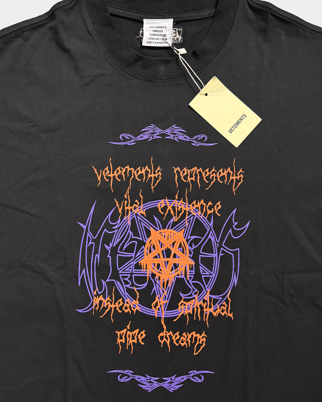 VETEMENTS Vital Existence Tee