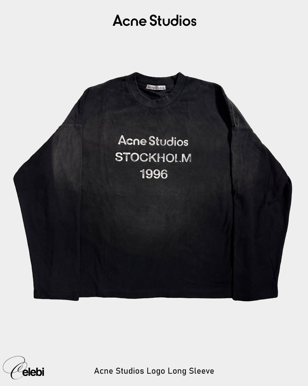 Acne Studios Logo Long Sleeve