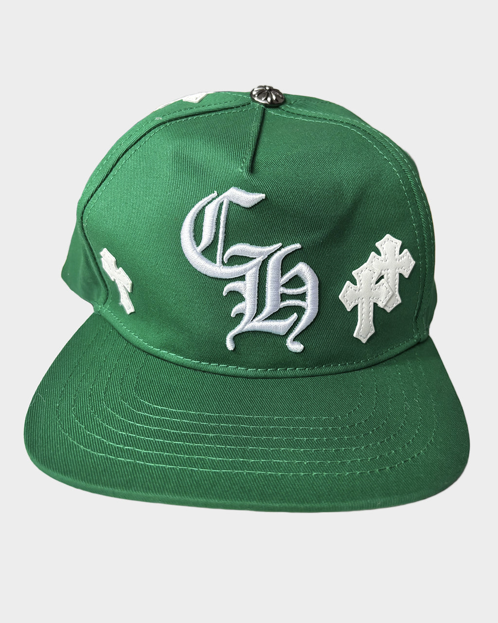 Chrome Hearts Cross Patch Green Cap