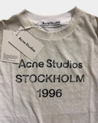 Acne Studios Logo White  Long Sleeve