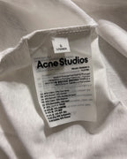 Acne Studios Logo White  Long Sleeve