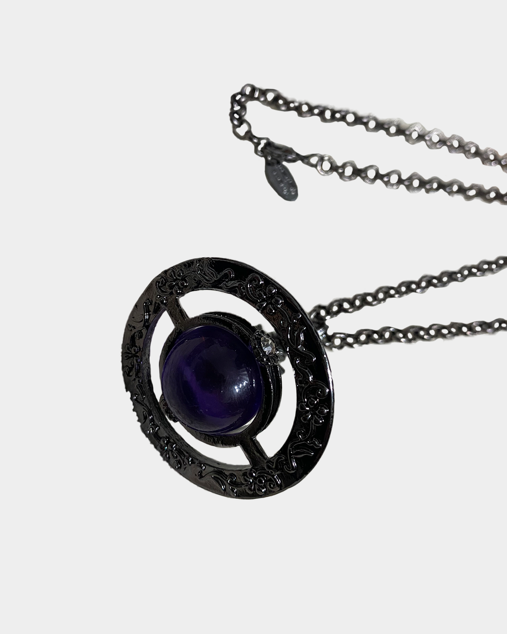 Vivienne Westwood Purple Ornamental Big Necklace