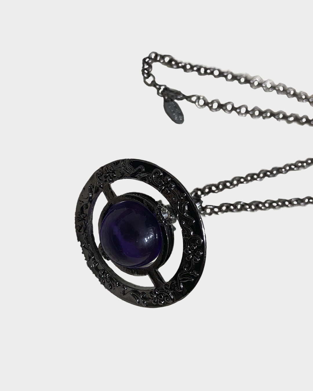 Vivienne Westwood Purple Ornamental Big Necklace