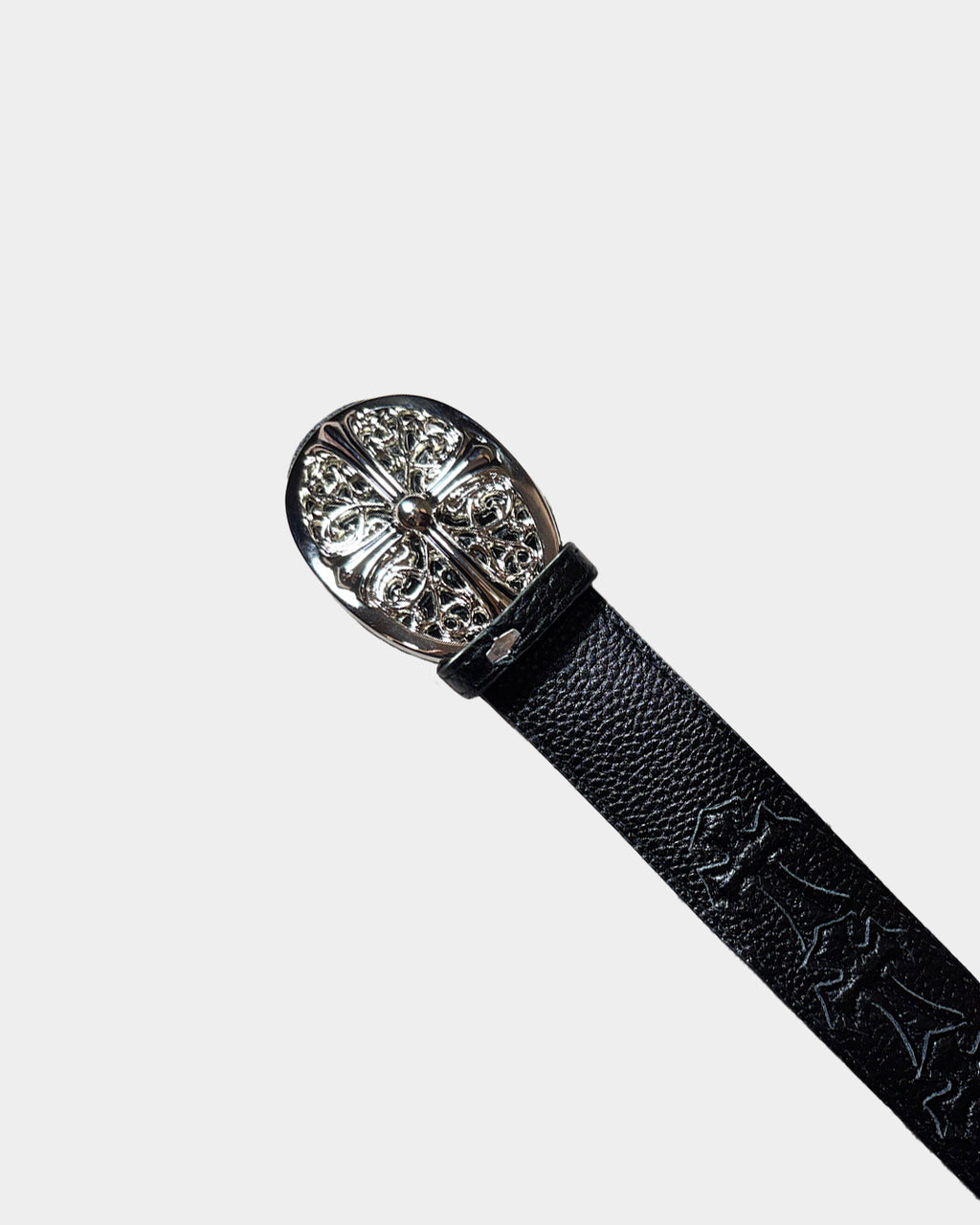 Chrome Hearts Black Cross Patched Cross Belt