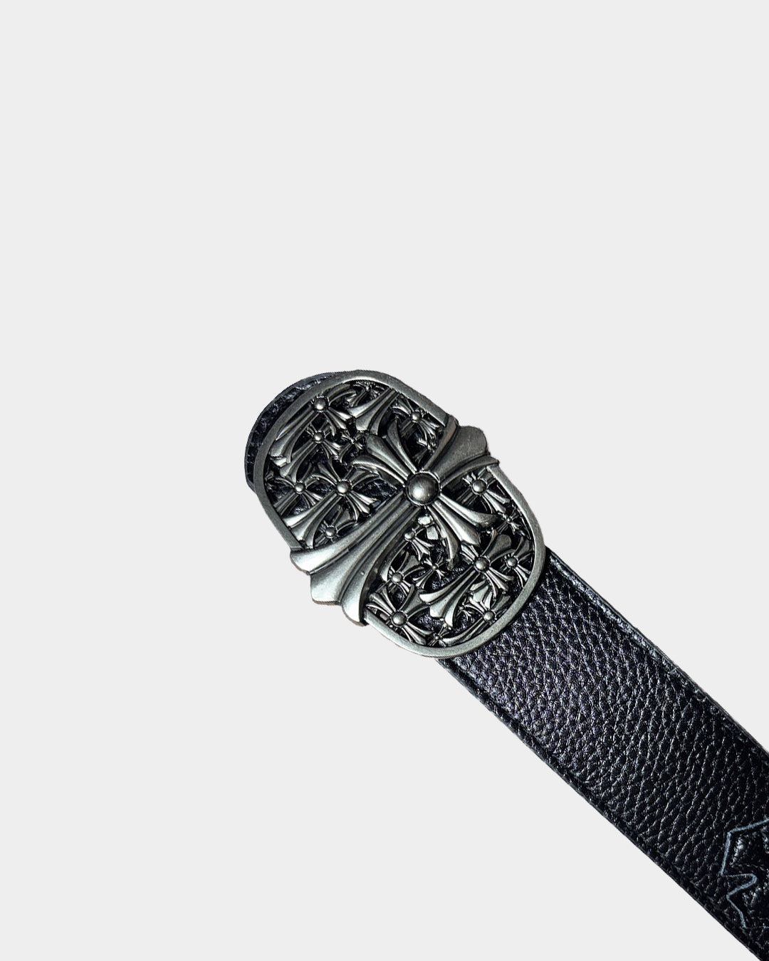 Chrome Hearts Black Patched Multicross Belt
