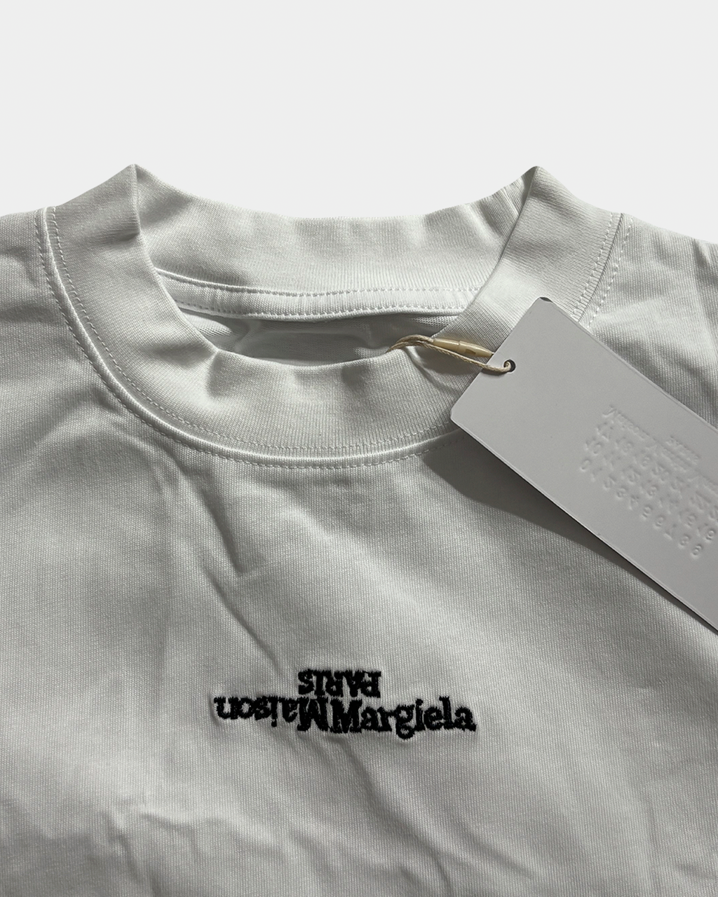 Maison Margiela White Reversible Logo Tee