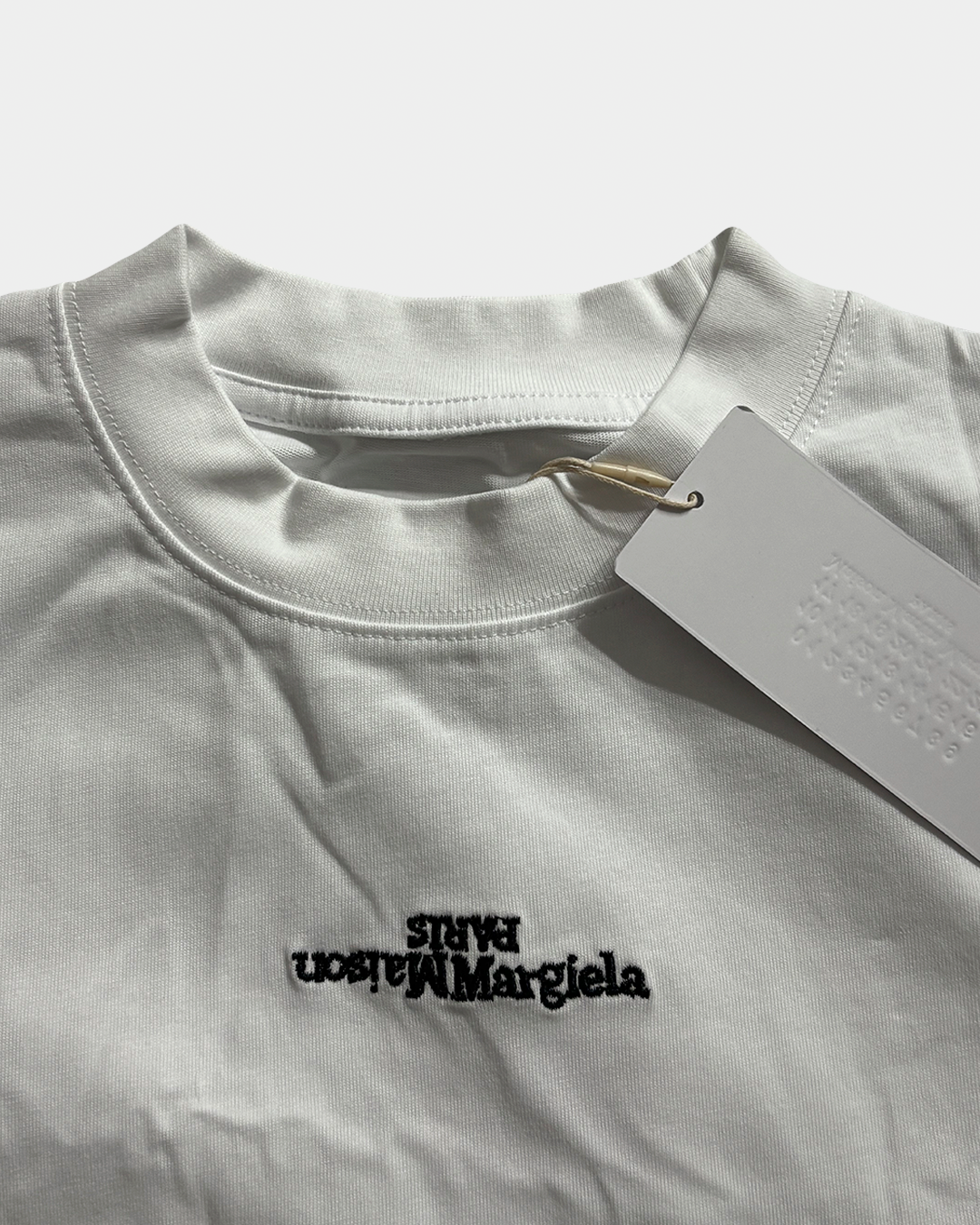 Maison Margiela White Reversible Logo Tee