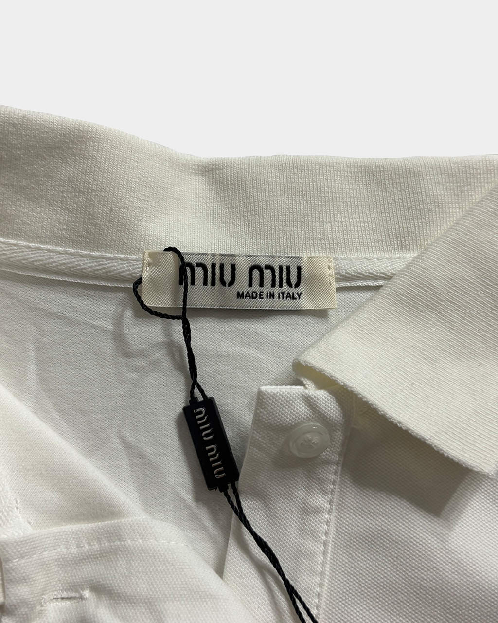 Miu Miu White Polo