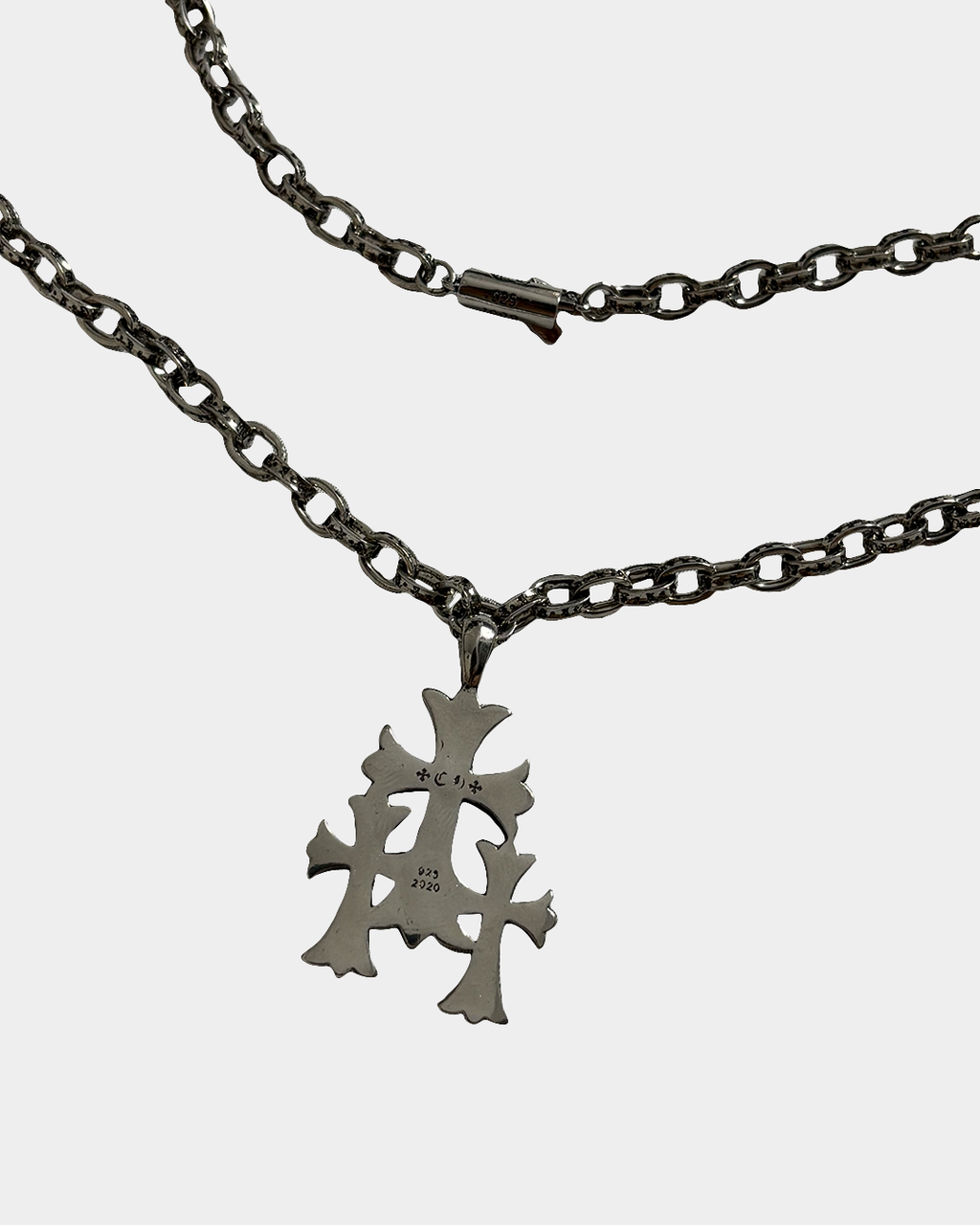 Chrome Hearts Triple Cross Necklace