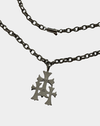 Chrome Hearts Triple Cross Necklace