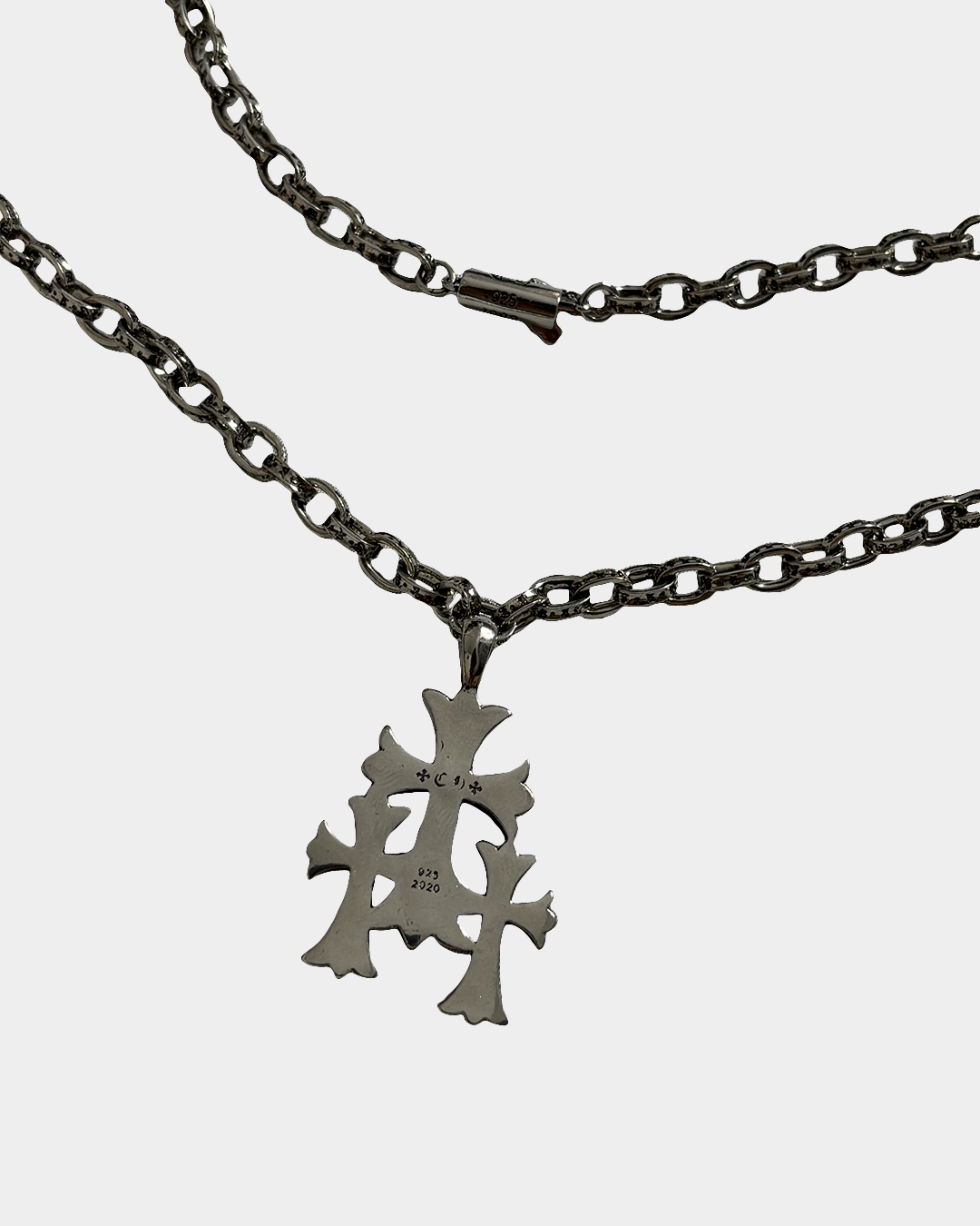 Chrome Hearts Triple Cross Necklace