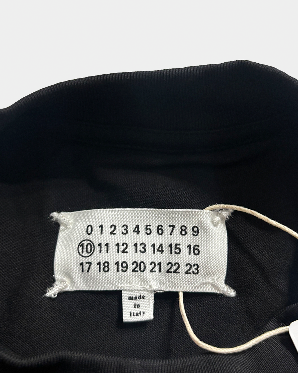 Maison Margiela Black Reversible Logo Tee