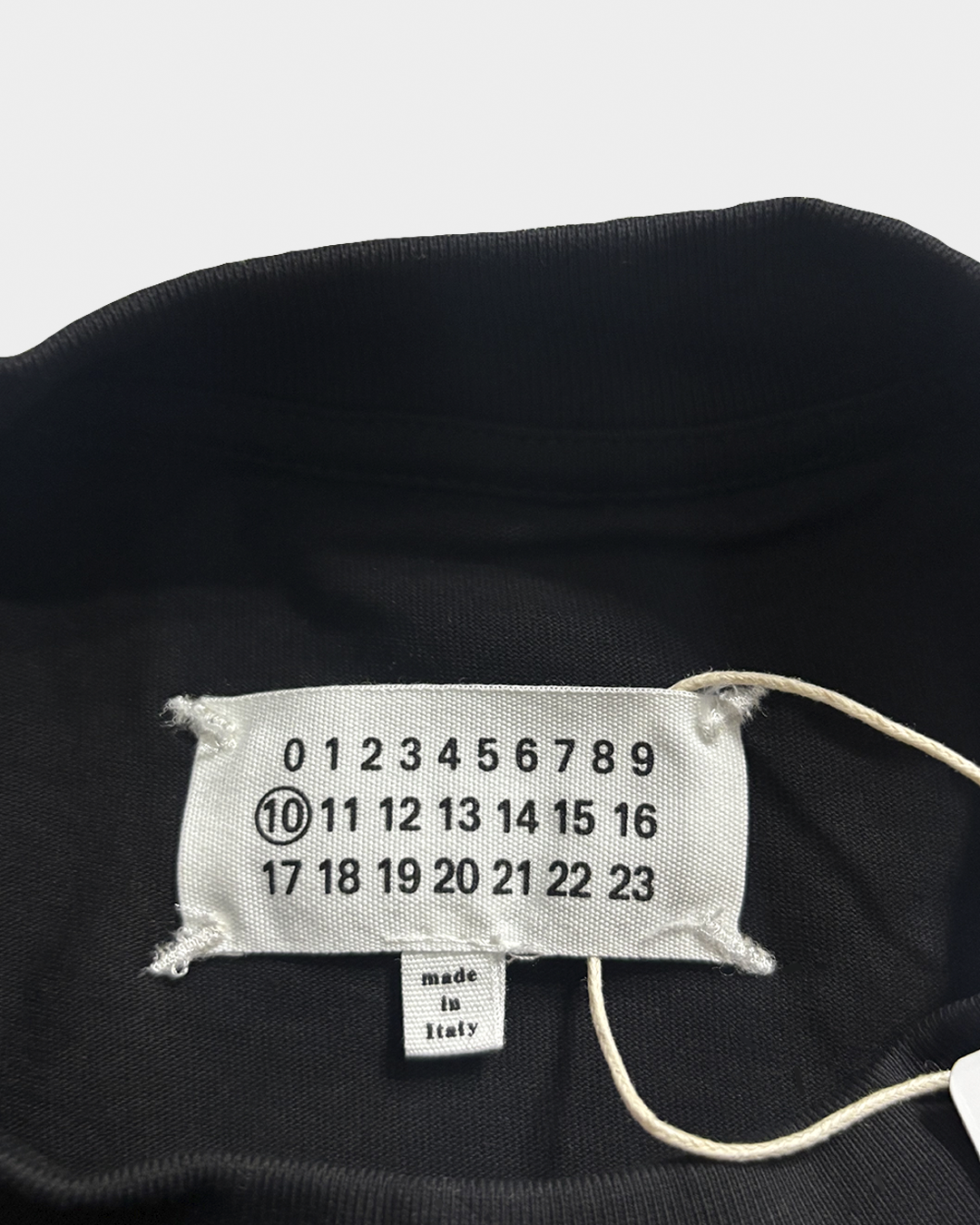 Maison Margiela Black Reversible Logo Tee