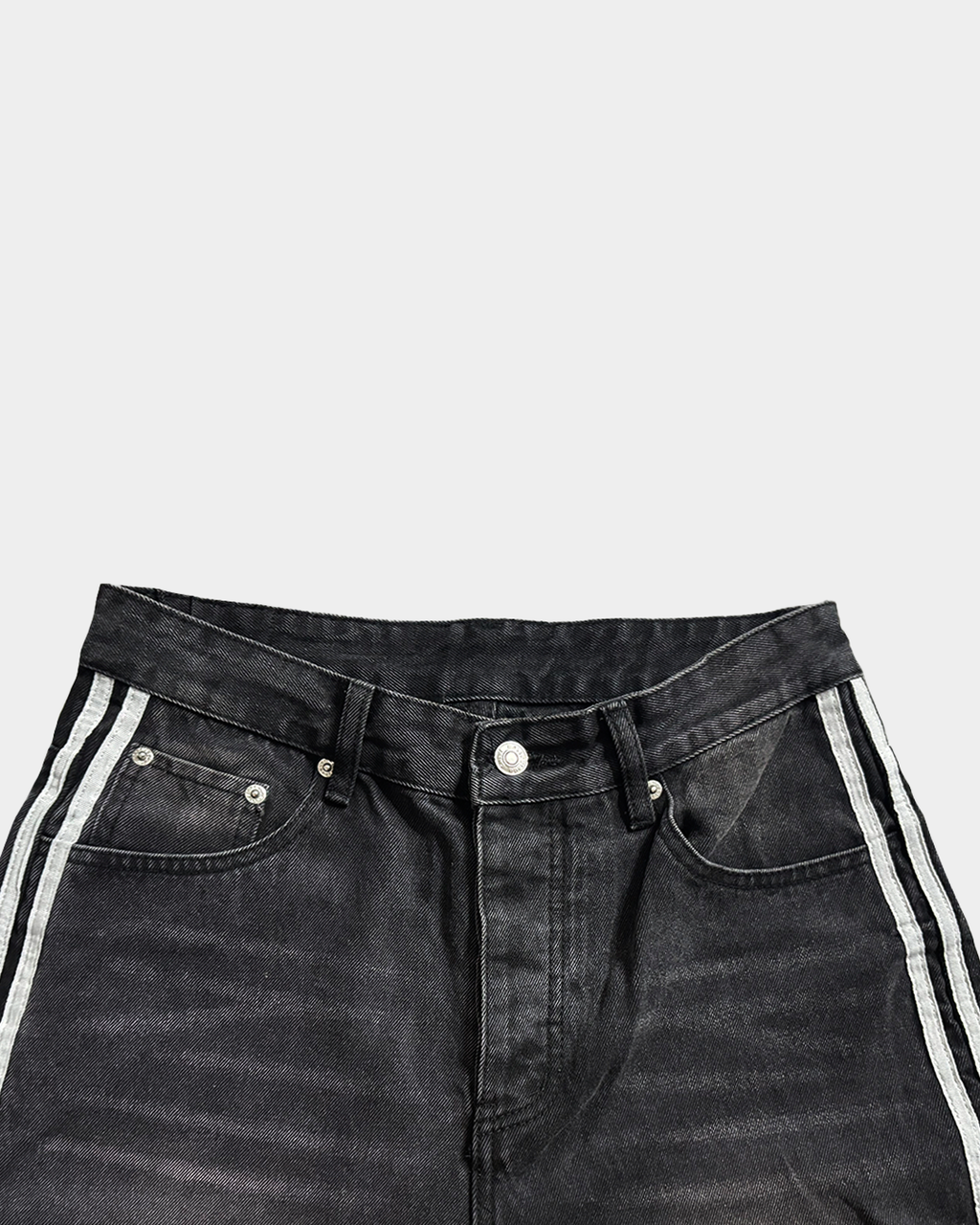 Balenciaga x Adidas Black Straight Leg Jeans