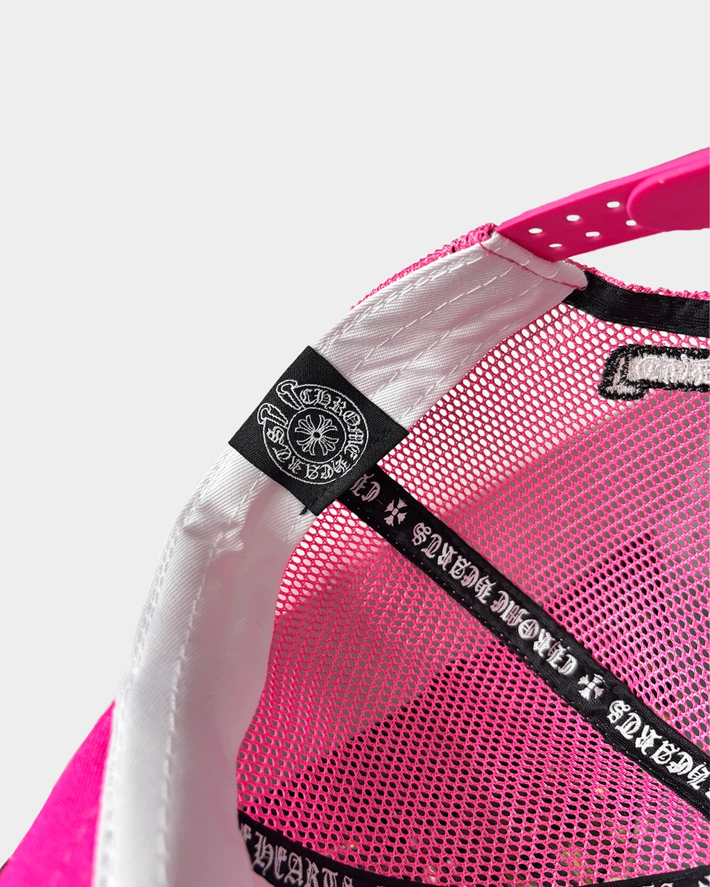 Chrome Hearts Triple Cross Pink Cap