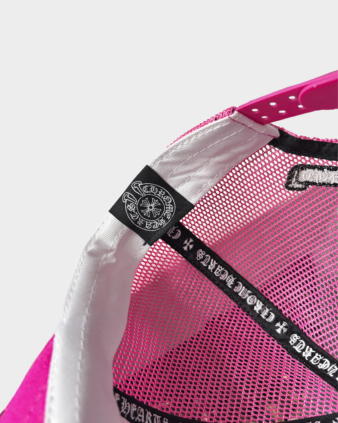 Chrome Hearts Triple Cross Pink Cap