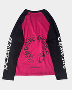 Chrome Hearts Pink and Black Long Sleeve