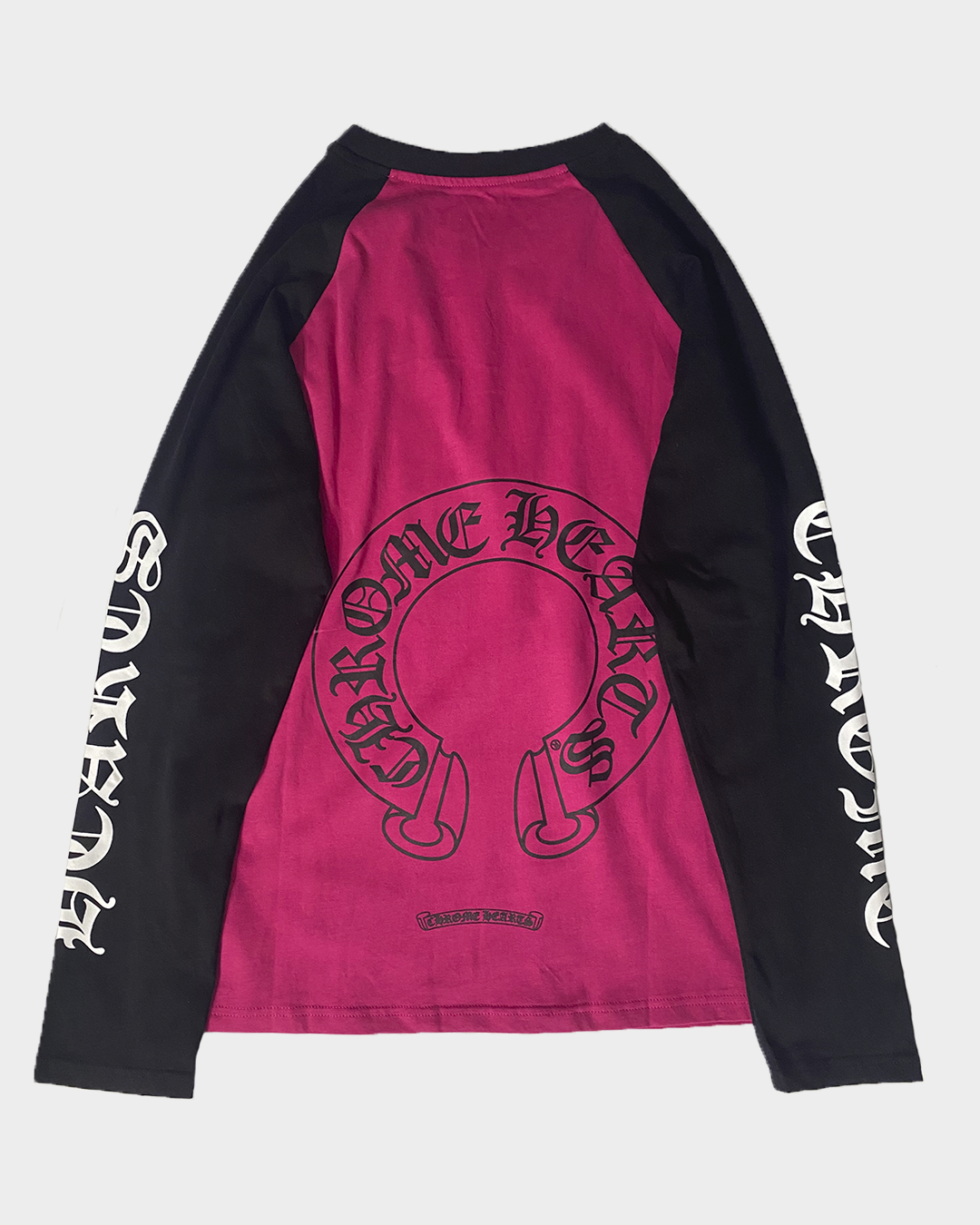 Chrome Hearts Pink and Black Long Sleeve
