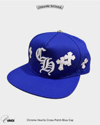 Chrome Hearts Cross Patch Blue Cap