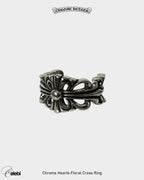 Chrome Hearts Floral Cross ring