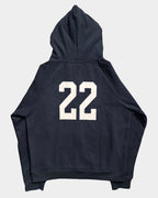 Balenciaga Paris Horse Dark Blue Zip-Up Hoodie