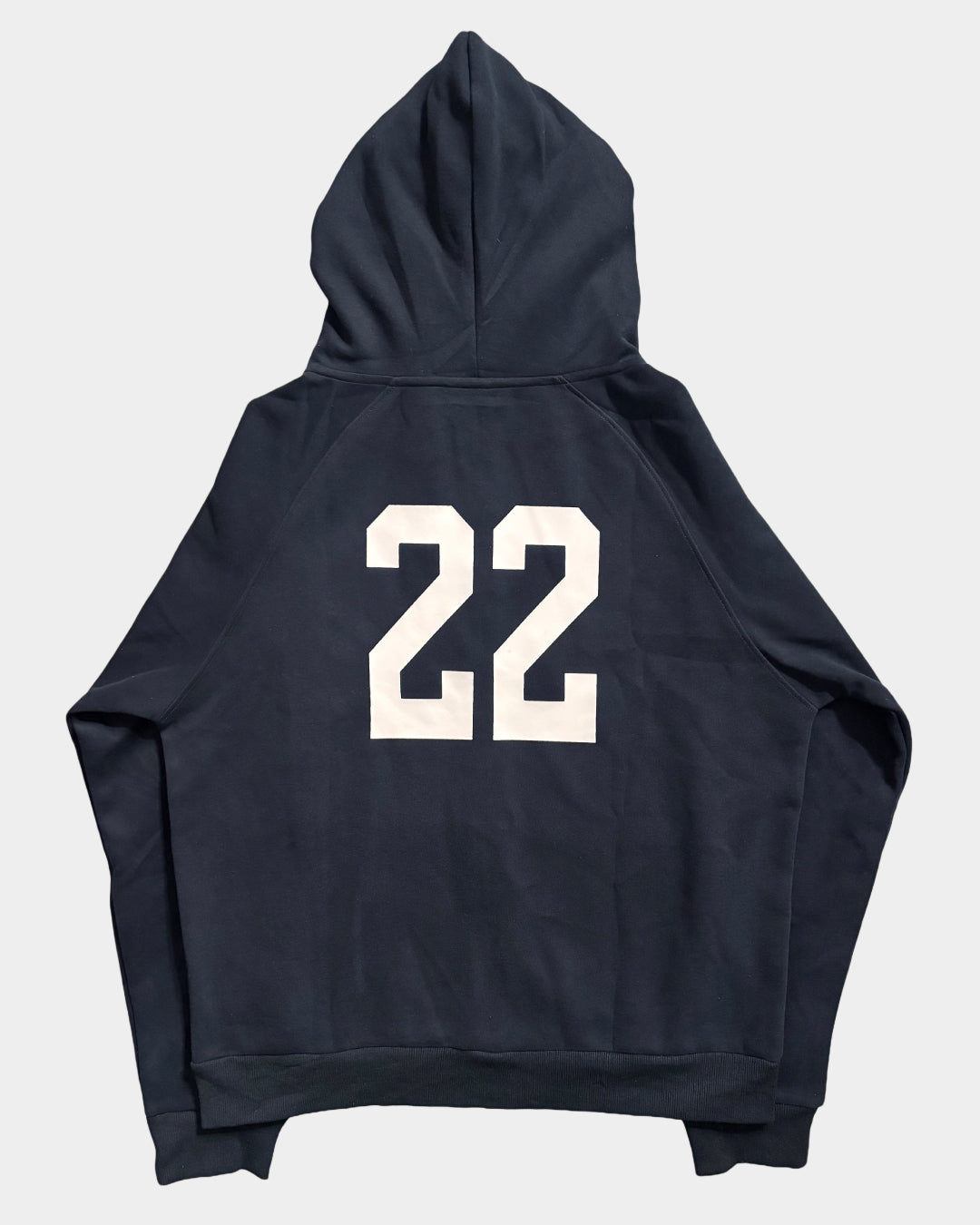 Balenciaga Paris Horse Dark Blue Zip-Up Hoodie