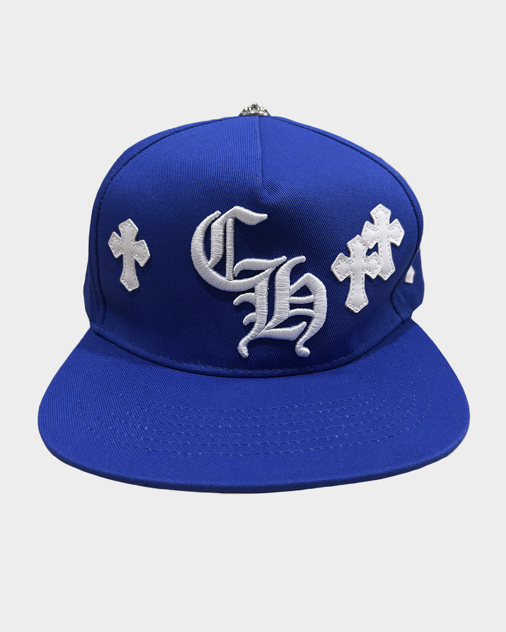 Chrome Hearts Cross Patch Blue Cap
