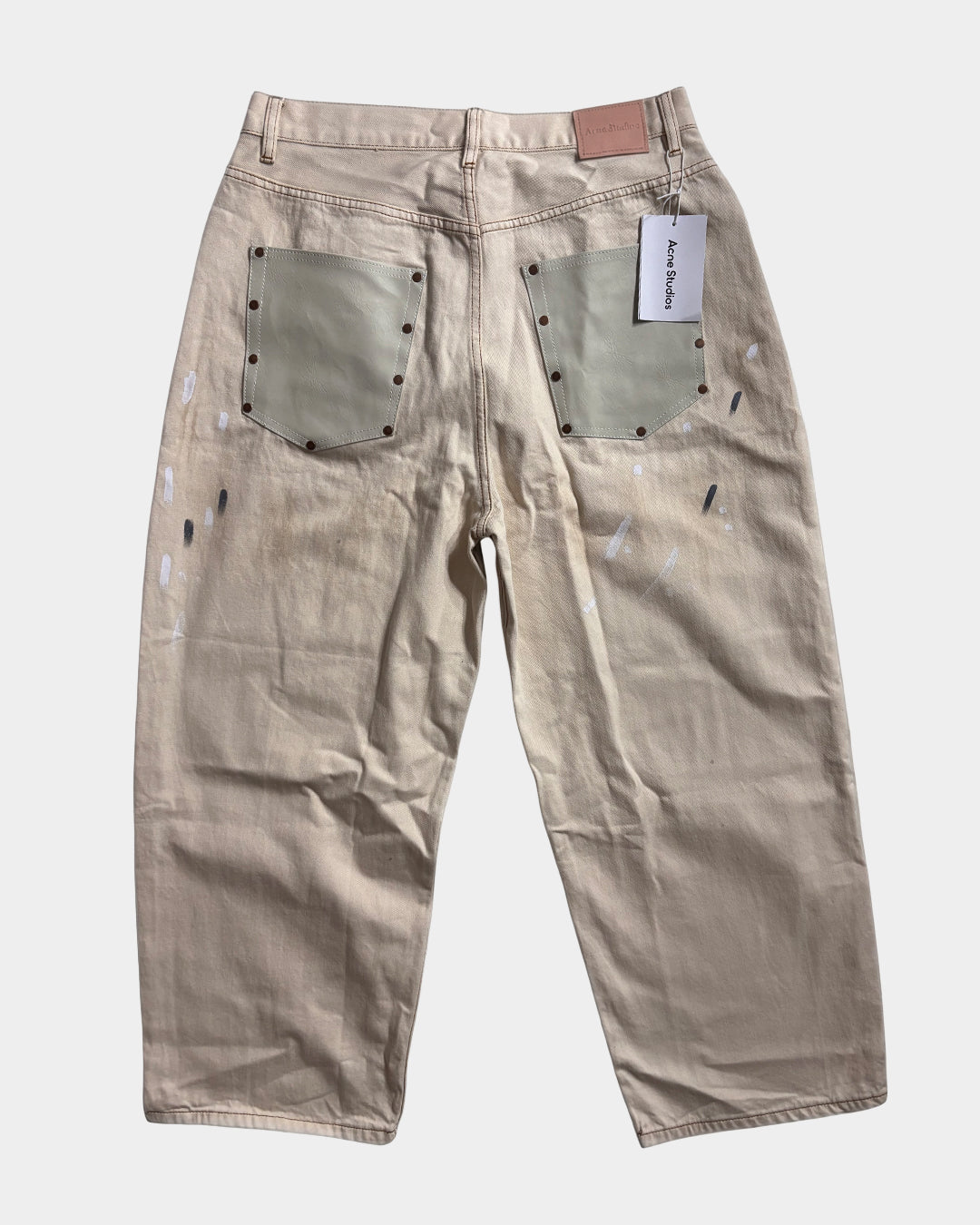 Acne Studios White Loose Fit jeans