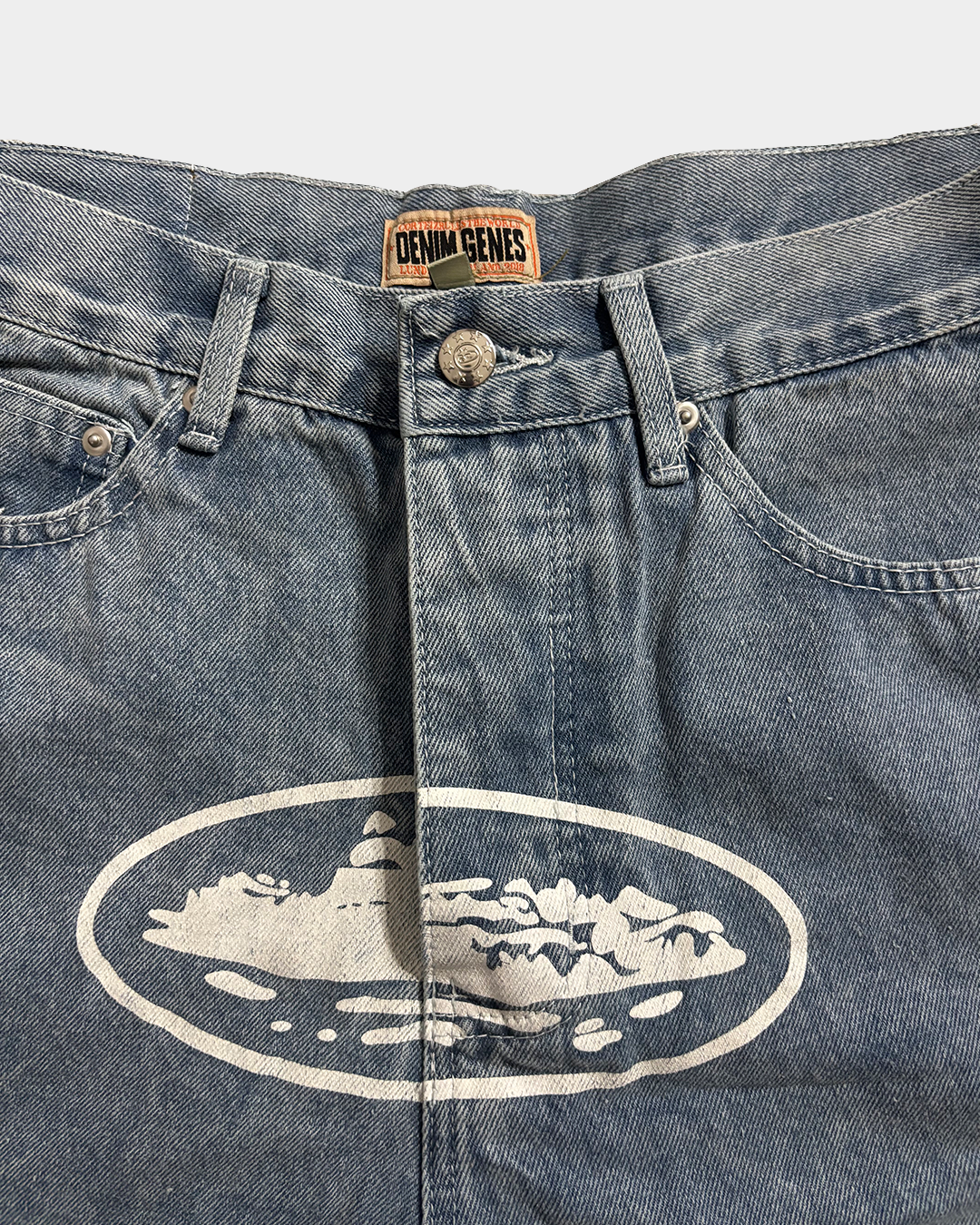 Corteiz Blue Logo Shorts