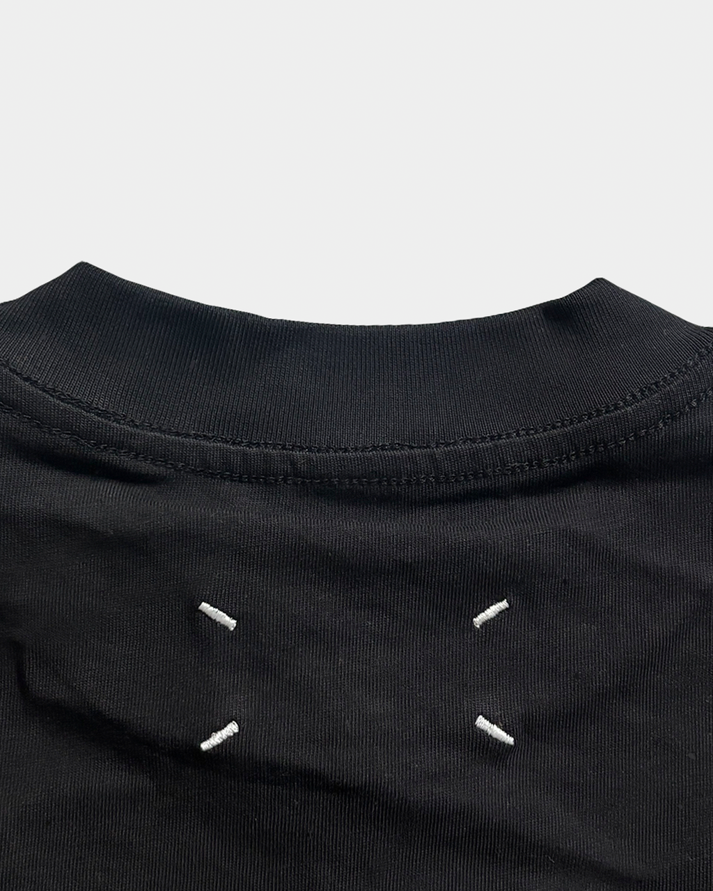 Maison Margiela Black Reversible Logo Tee