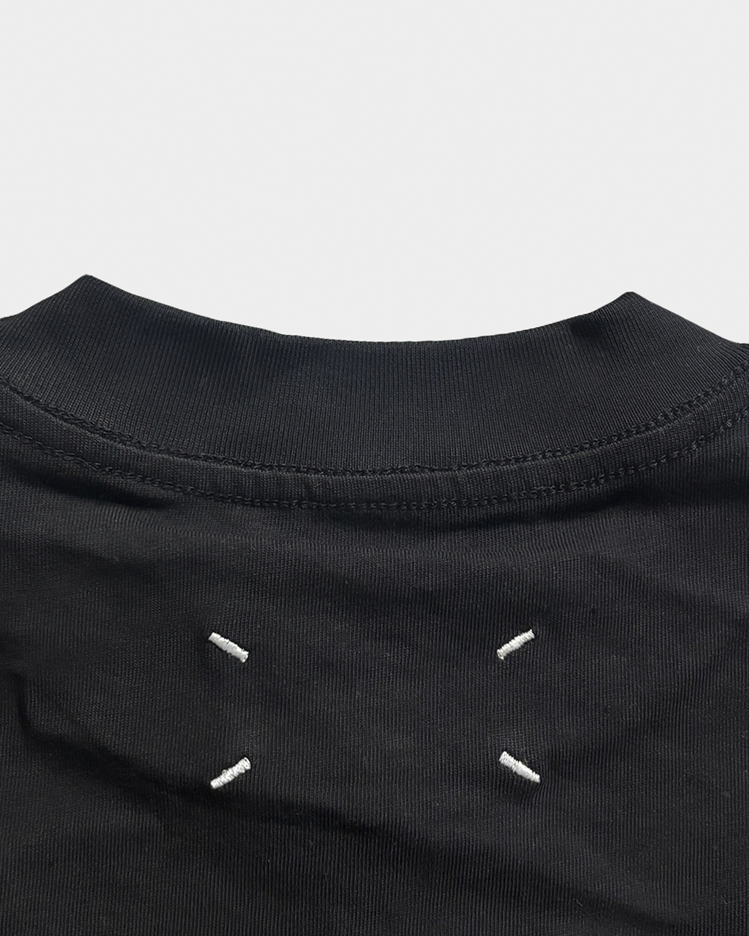 Maison Margiela Black Reversible Logo Tee