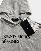Enfants Riches Déprimés Black Logo Grey Hoodie
