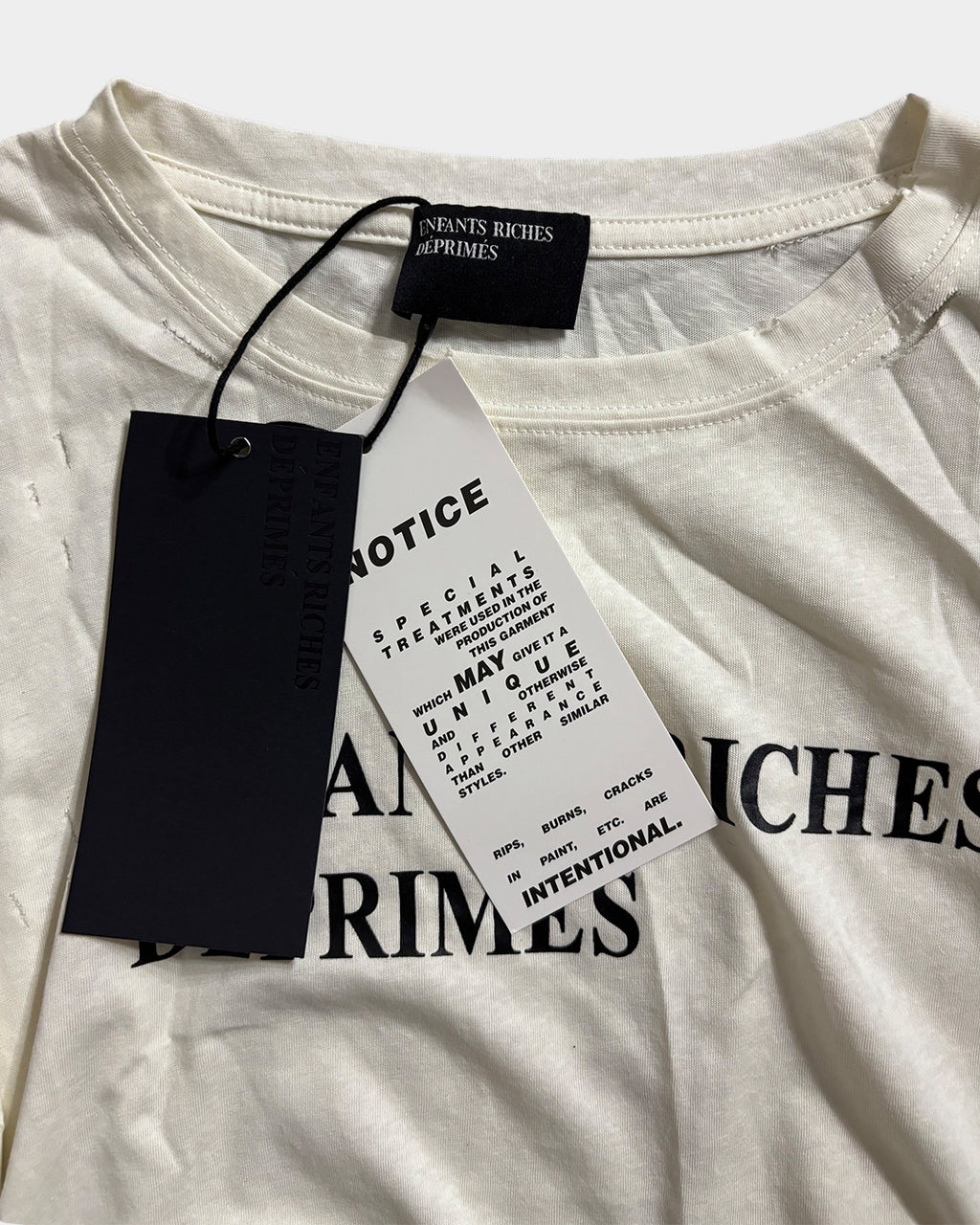 Enfants Riches Déprimés White Logo Tee