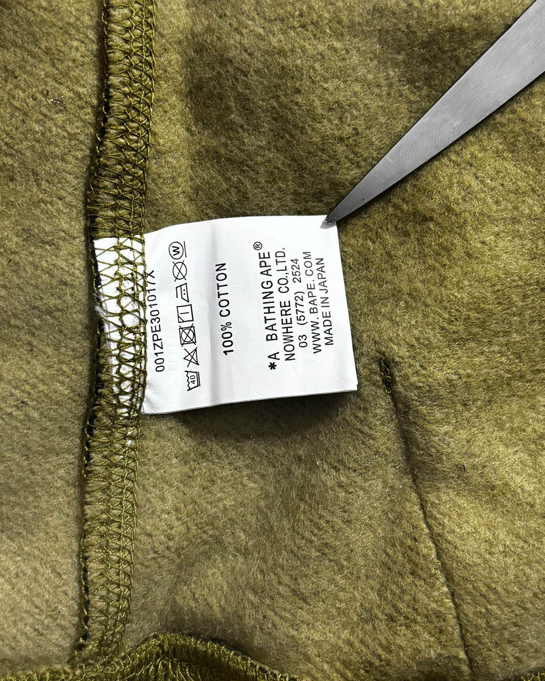 BAPE Camo Green Shark Full Zip Hoodie