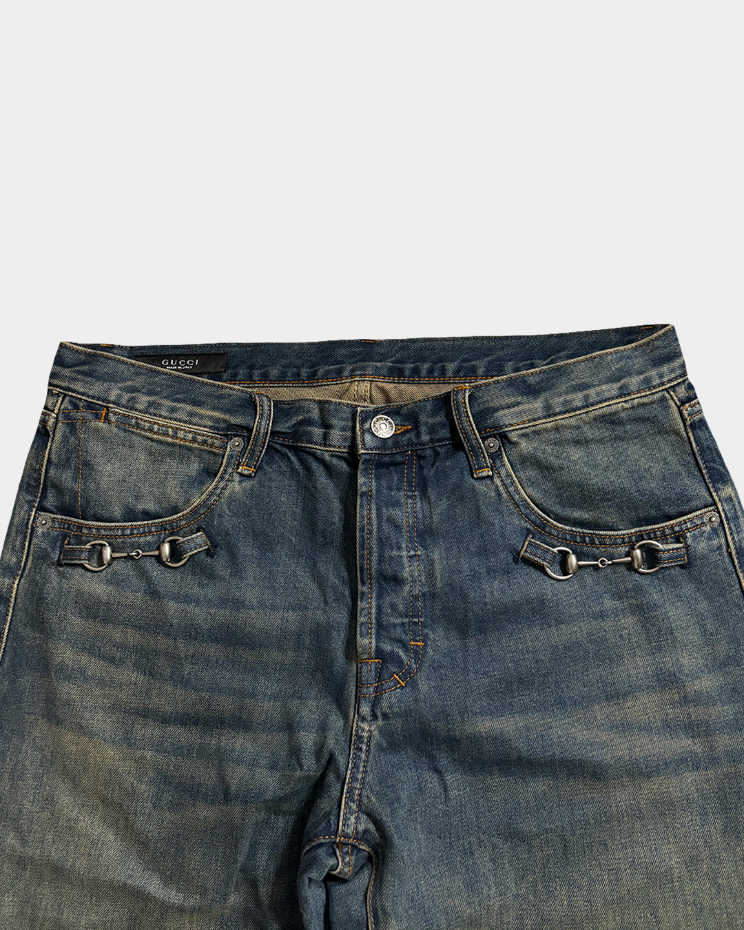 Gucci Demna Horsebit Blue Denim Jeans