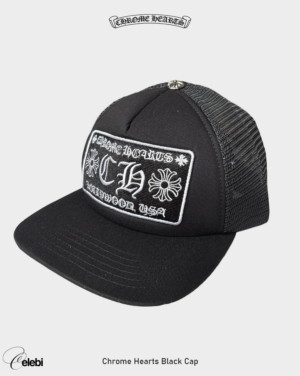 Chrome Hearts Black Cap
