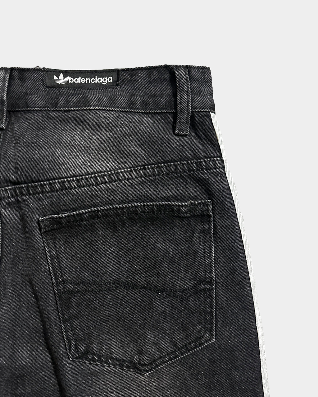Balenciaga x Adidas Black Straight Leg Jeans
